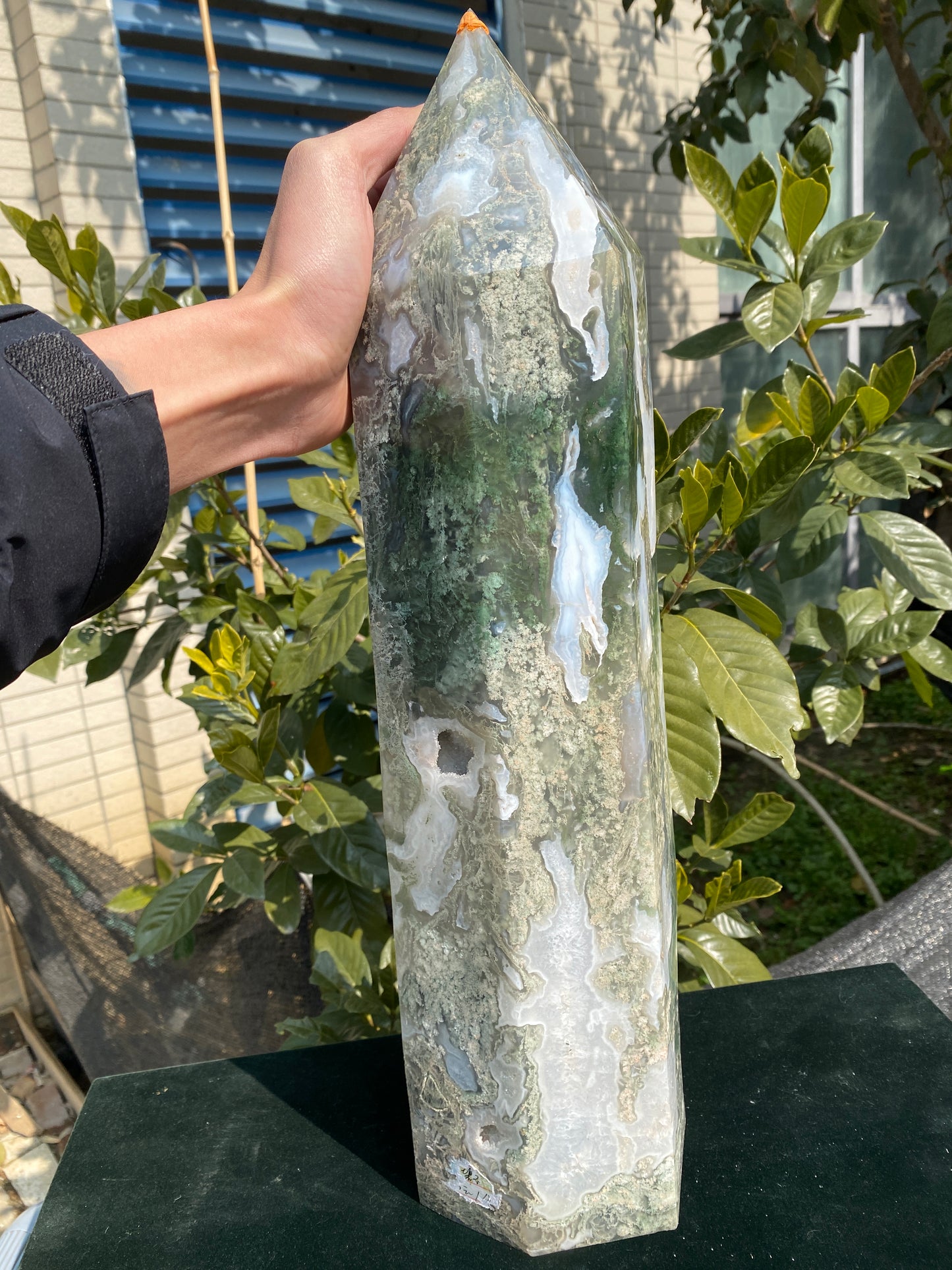 moss agate big tower