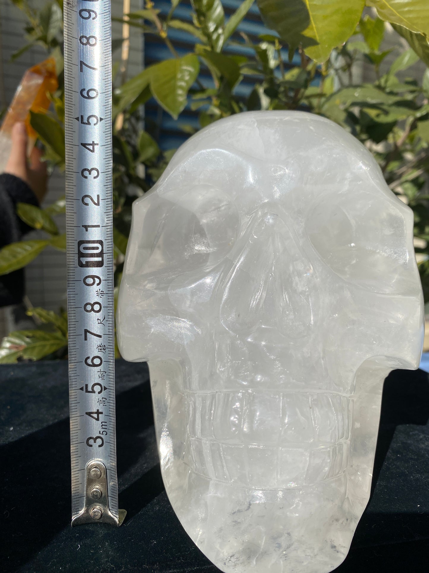 clear quartz Jack skull