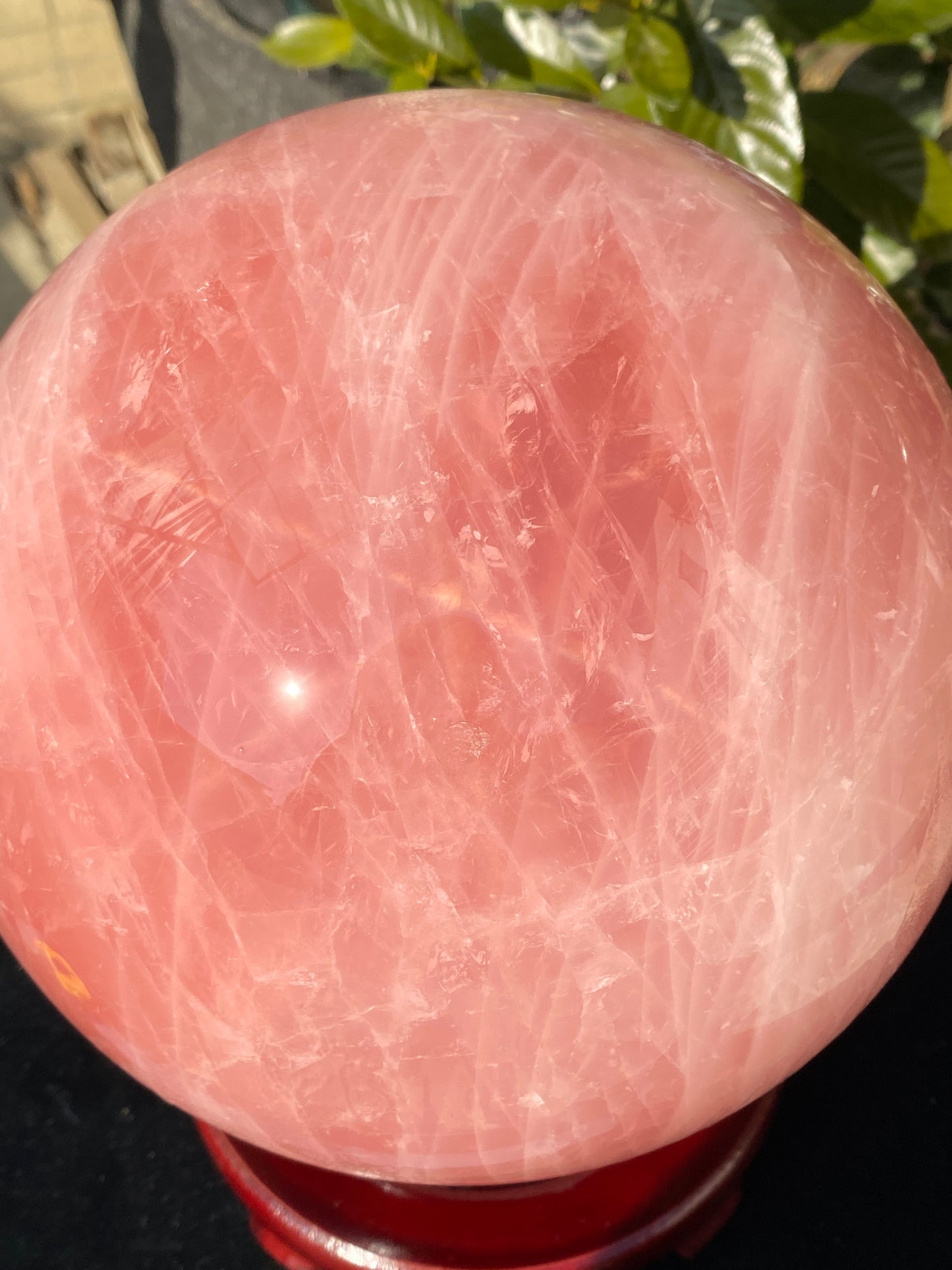 rose quartz big sphere