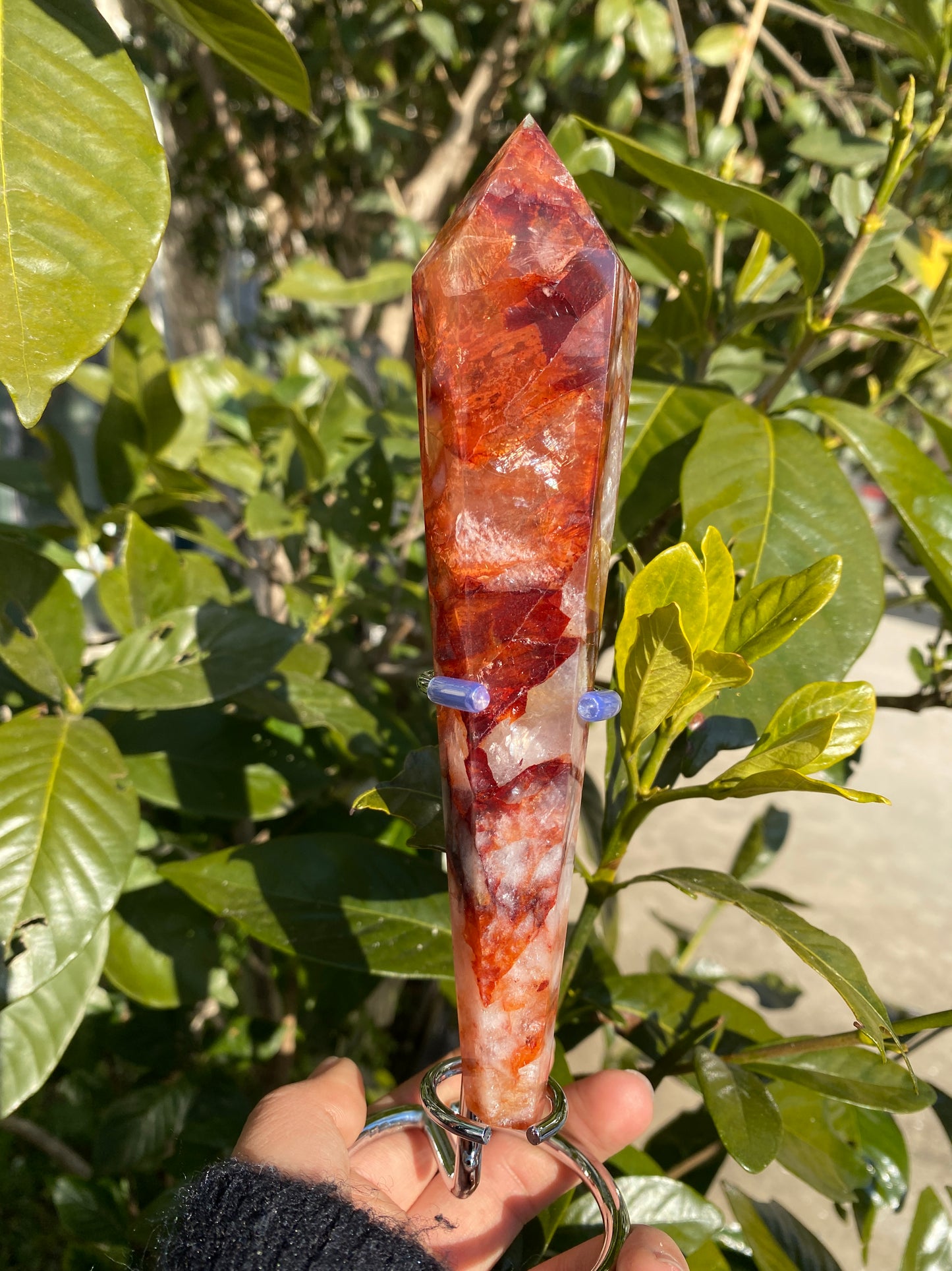 fire quartz wand