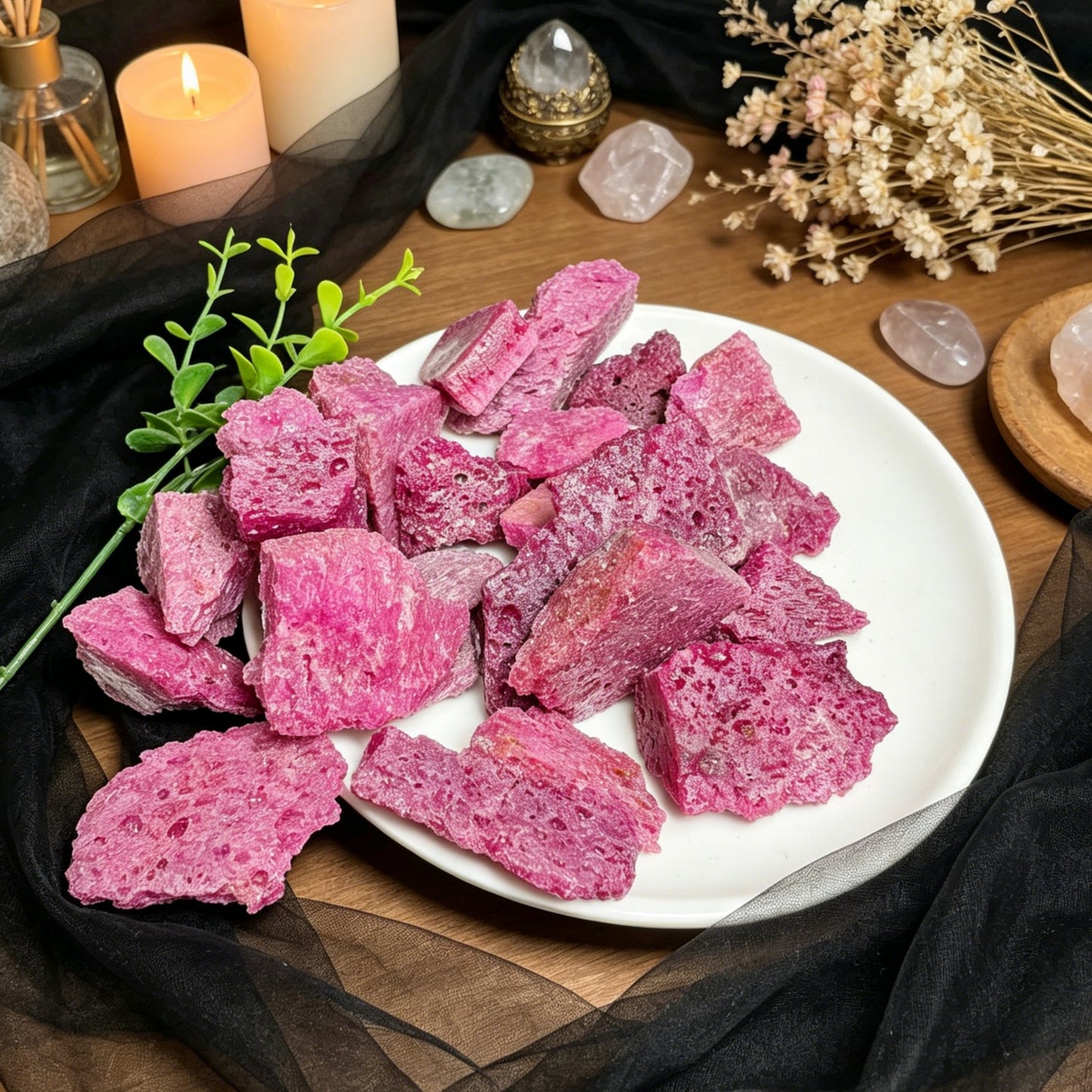 Natural Ruby shaped Heal ing Gemstone Home Decor