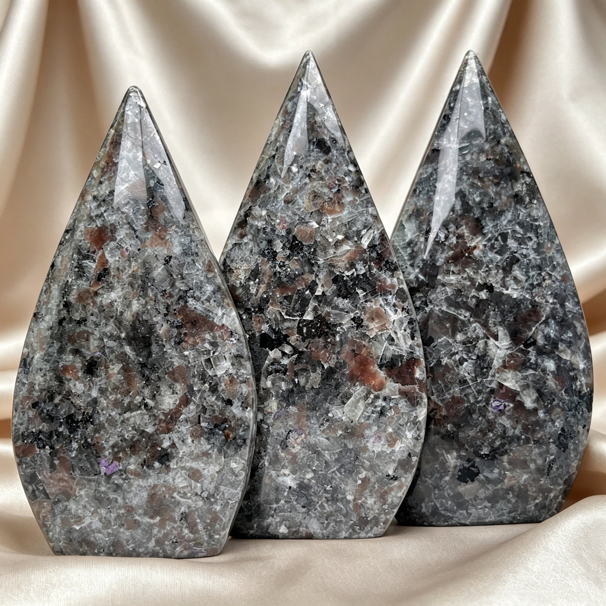 Natural Flame Stone Ornament Heal ing Gemstone Home Decor