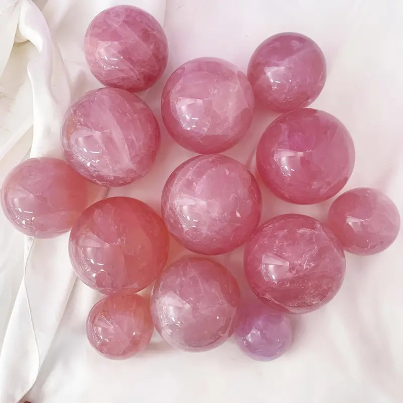 rose quartz sphere
