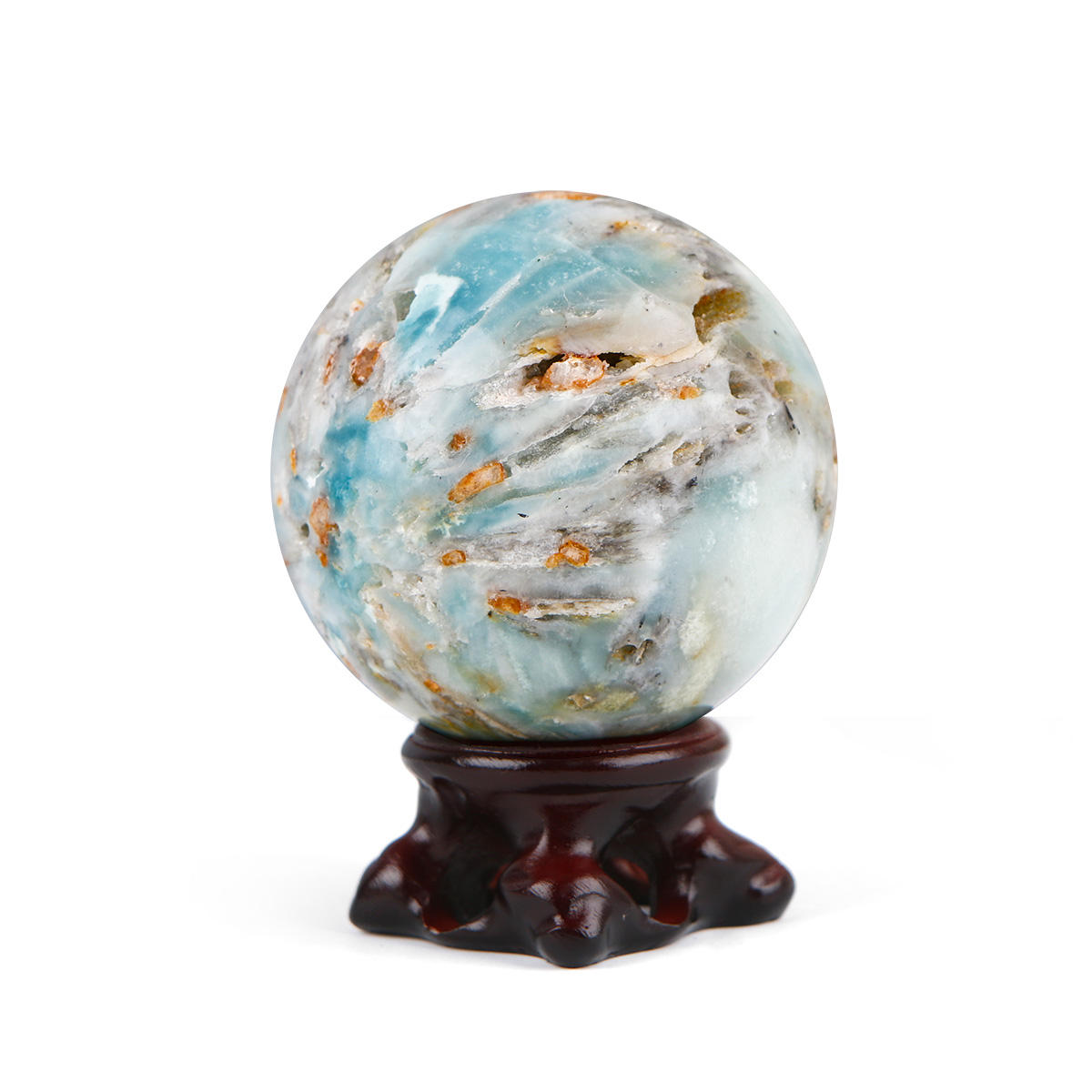 Natural Blue Sky Sphere Crystal Ball Home Decoration Gift