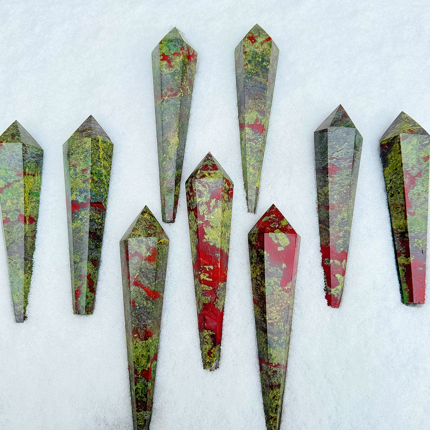 Brazilian blood stone wand