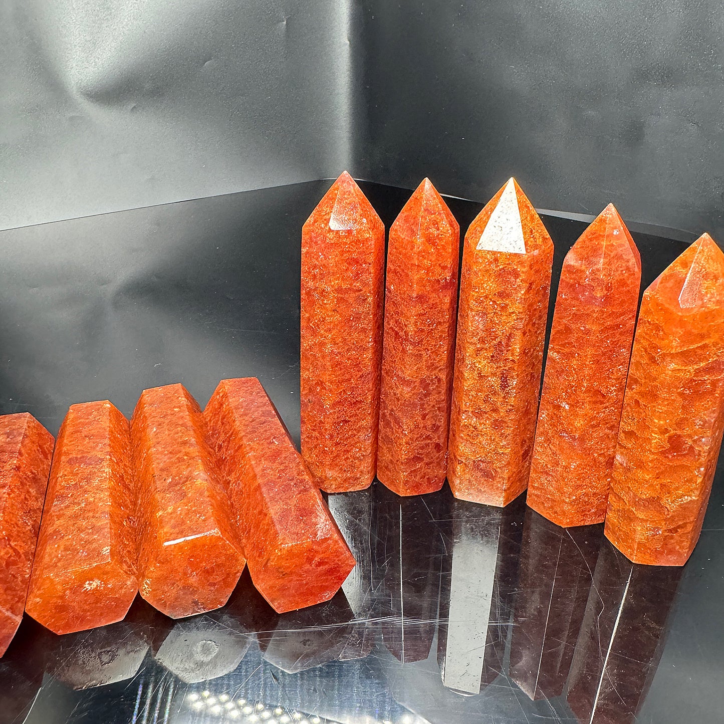 Red strawberry tower