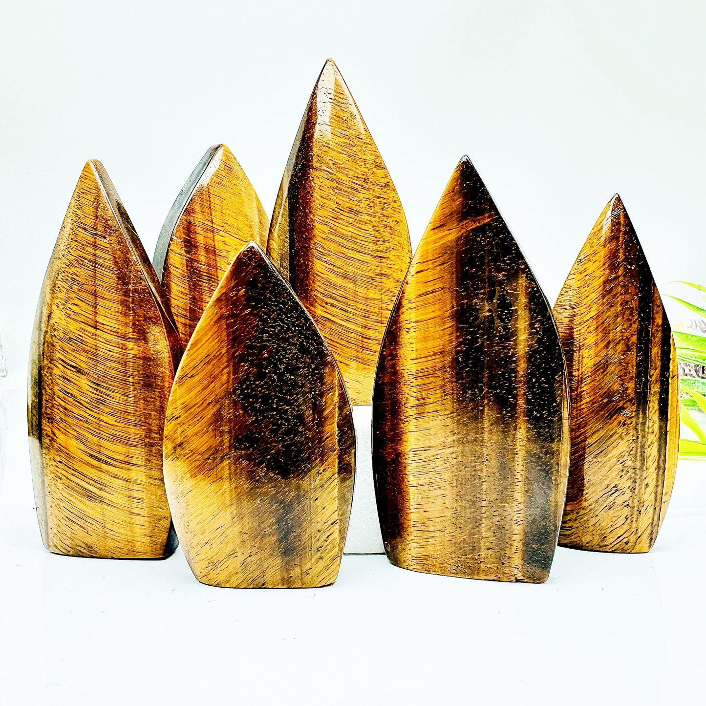Natural Yellow Tiger Eye Ornament Heal ing Gemstone Home Decor