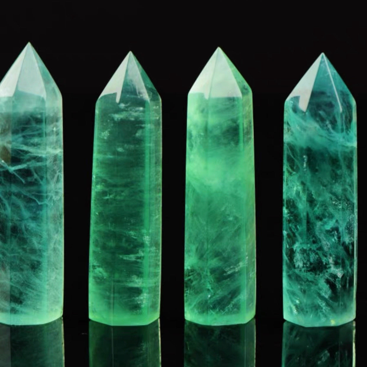 green fluorite tower