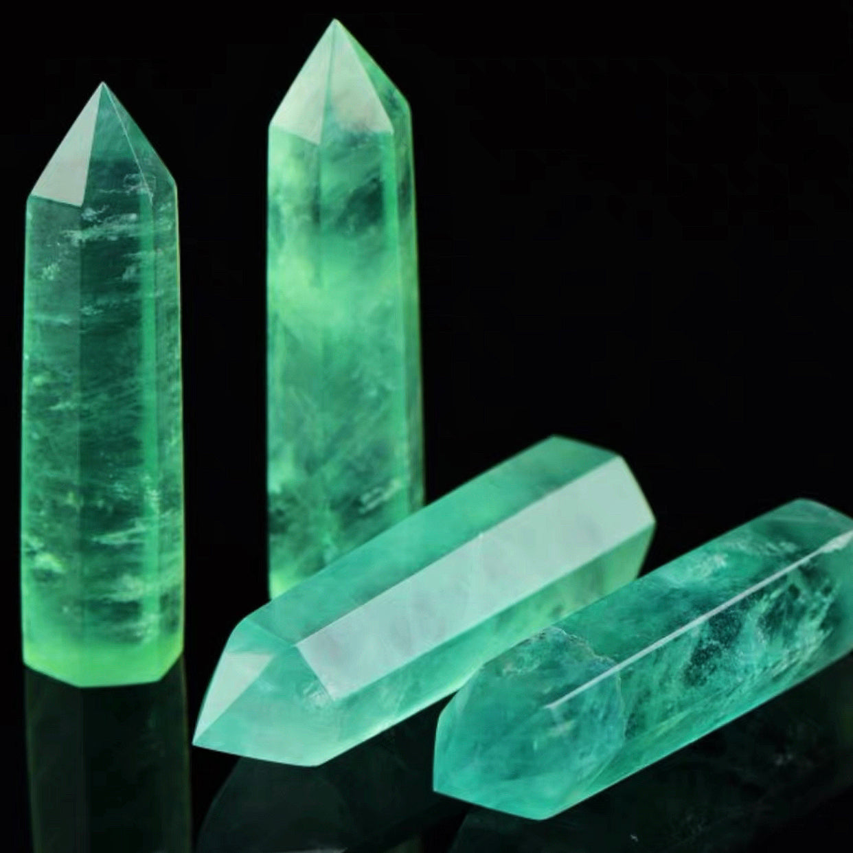 green fluorite tower