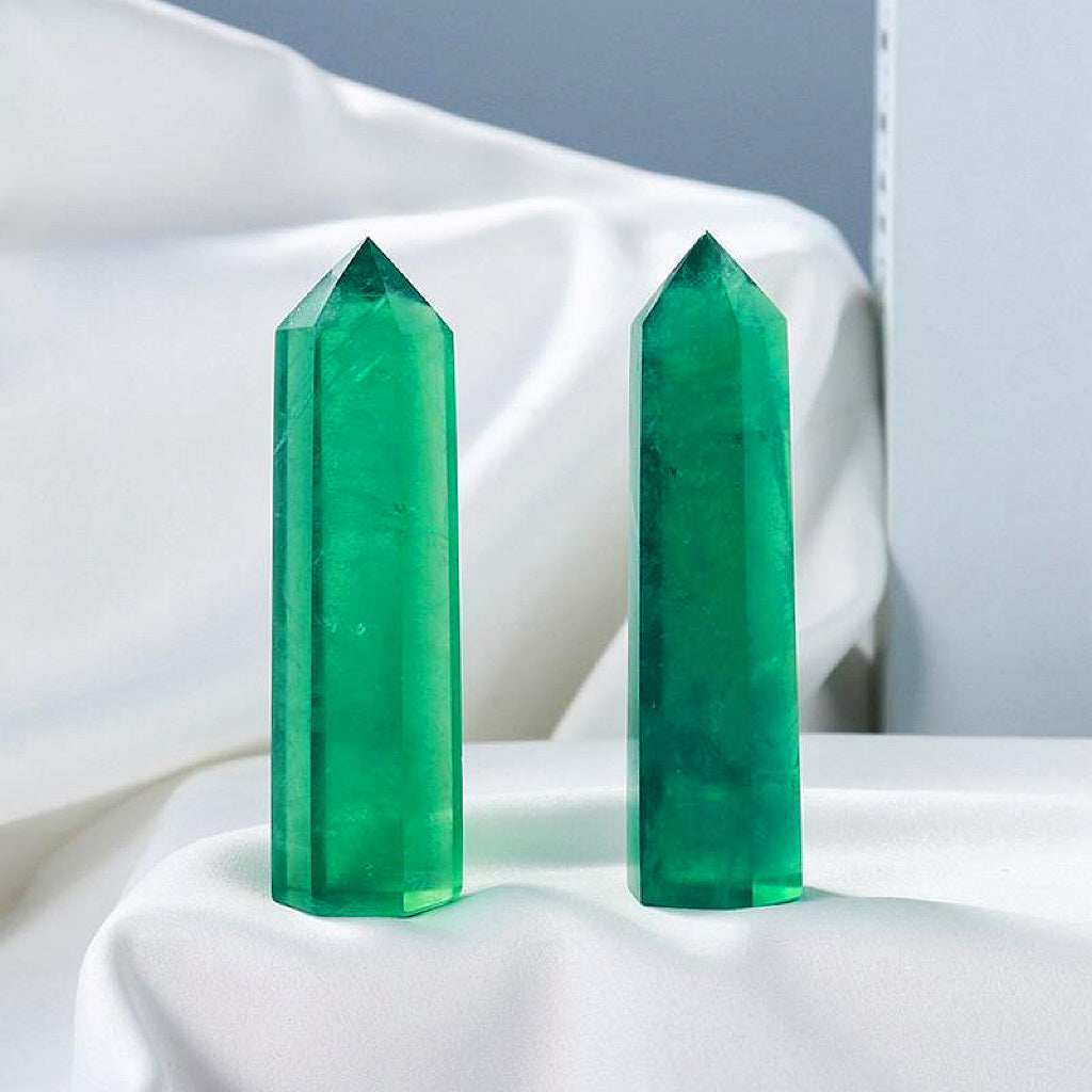 green fluorite tower