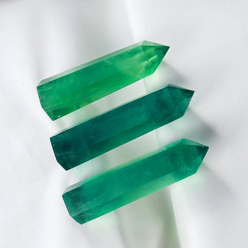 green fluorite tower