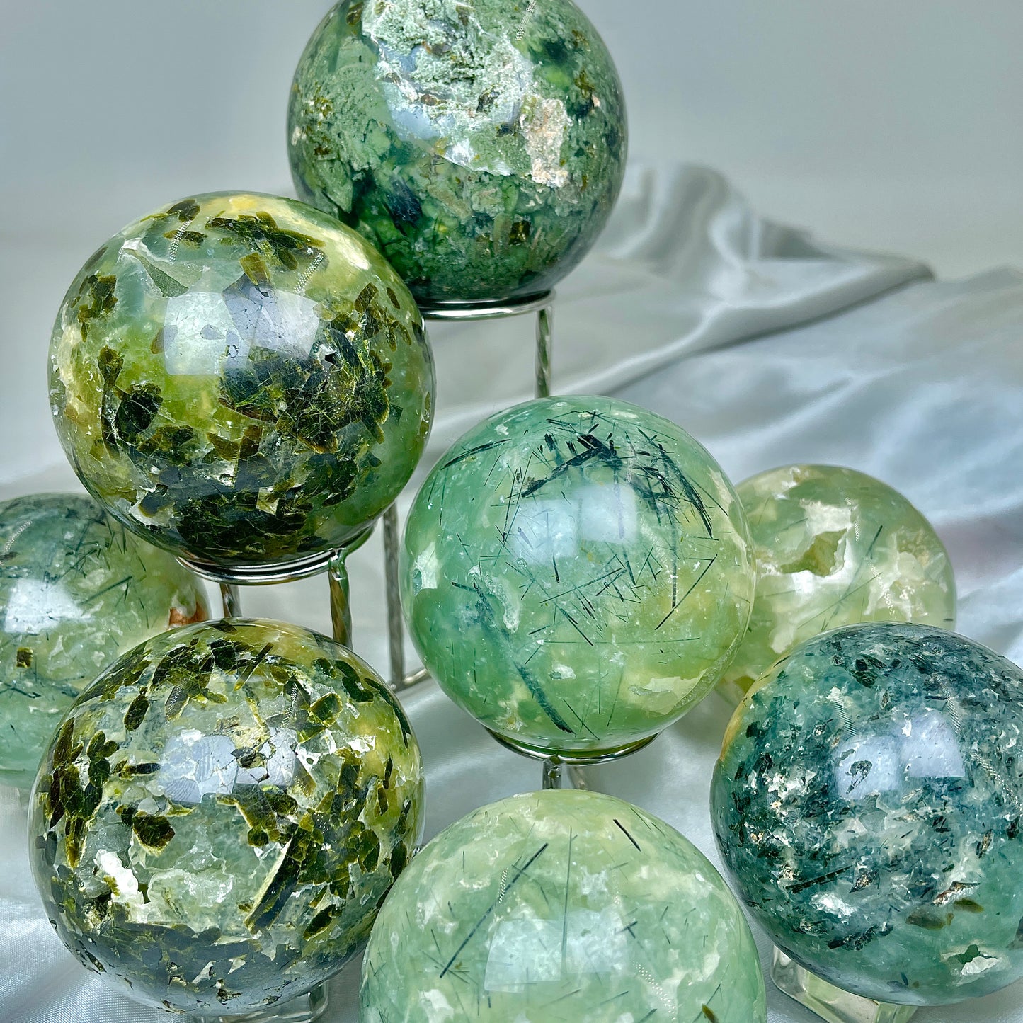 Grape agate sphere