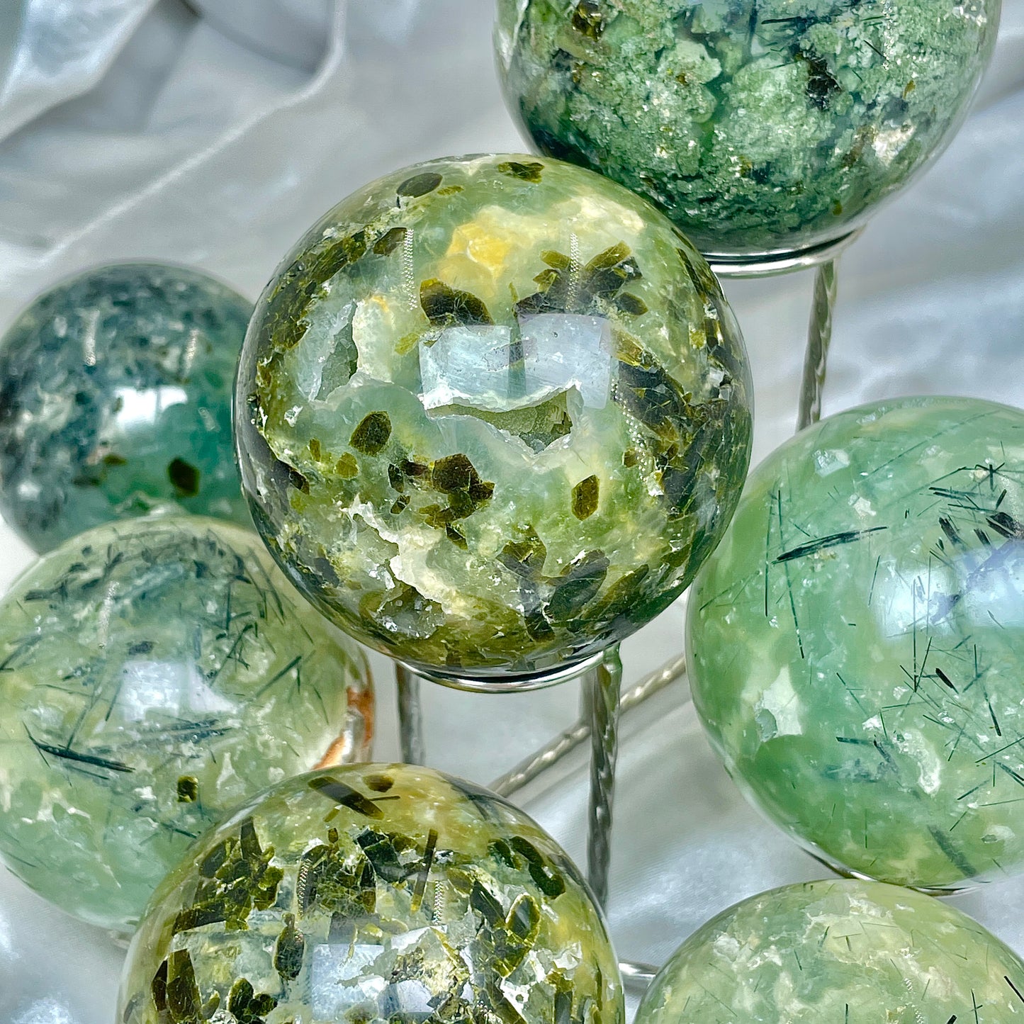 Grape agate sphere