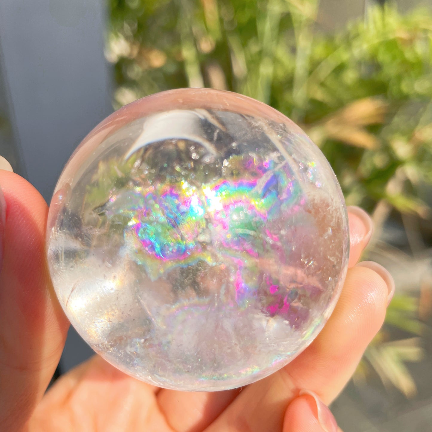 clear quartz sphere