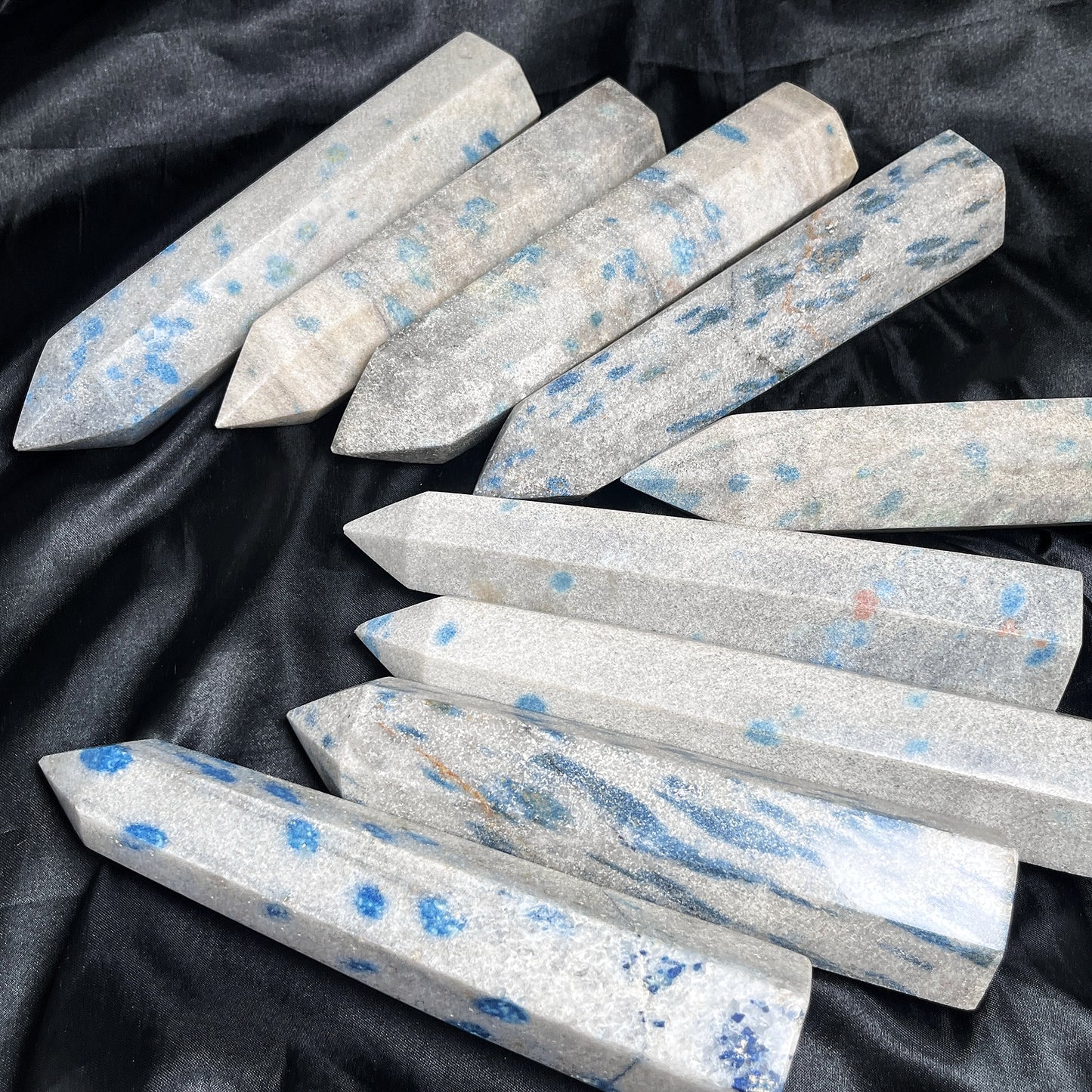 Natural K2 single pointed column Heal ing Gemstone Home Decor