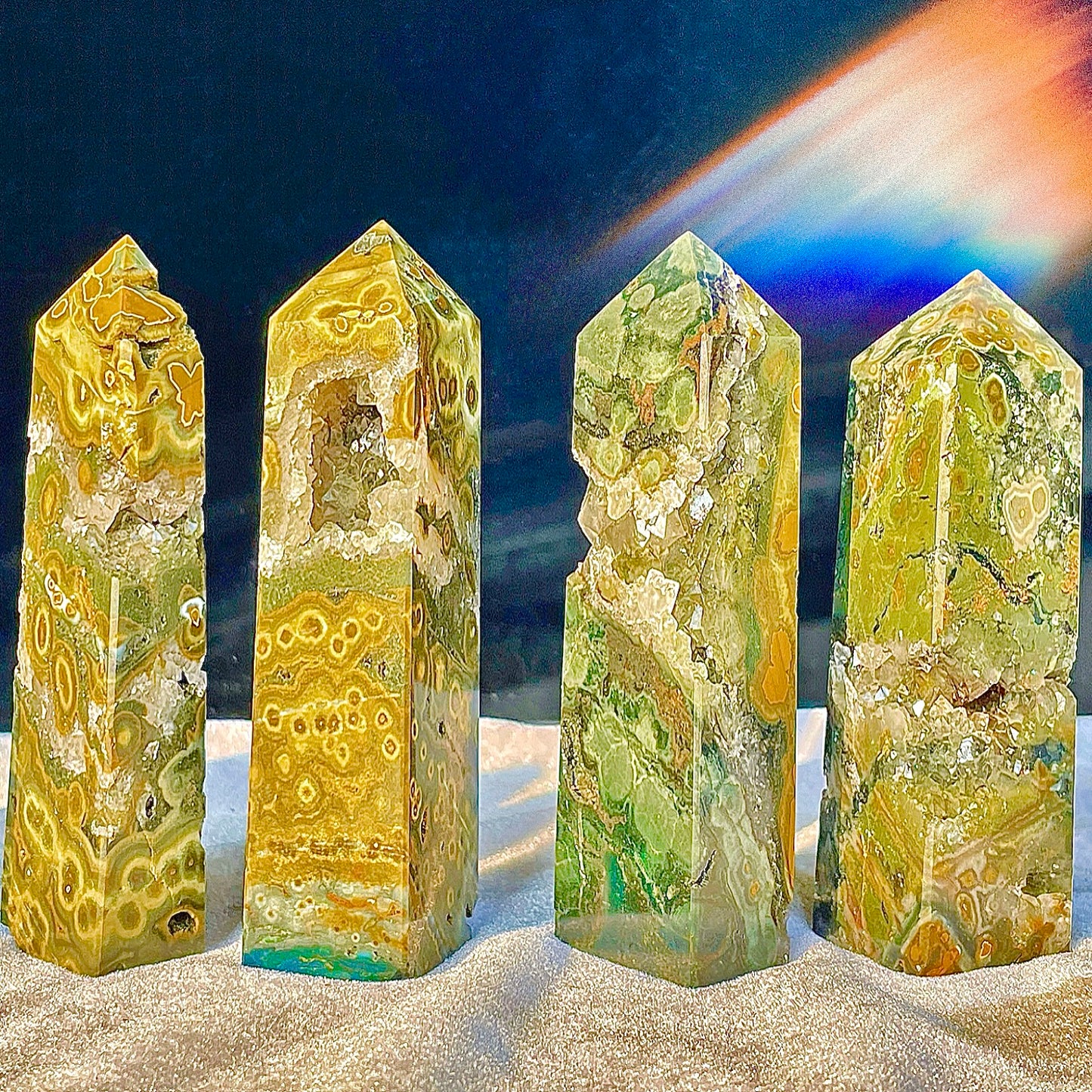 ocean jasper small tower