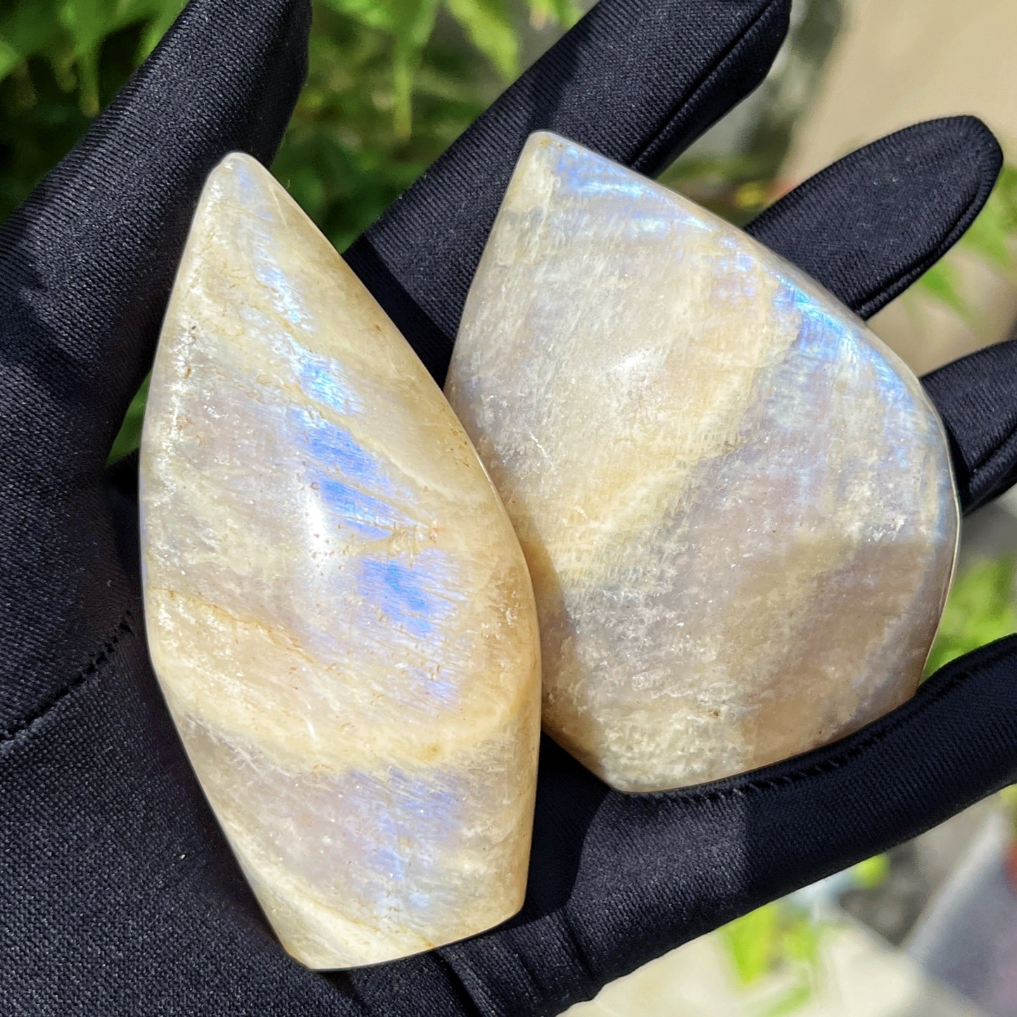Natural Moonstone Sculpture Heal ing Gemstone Home Decor