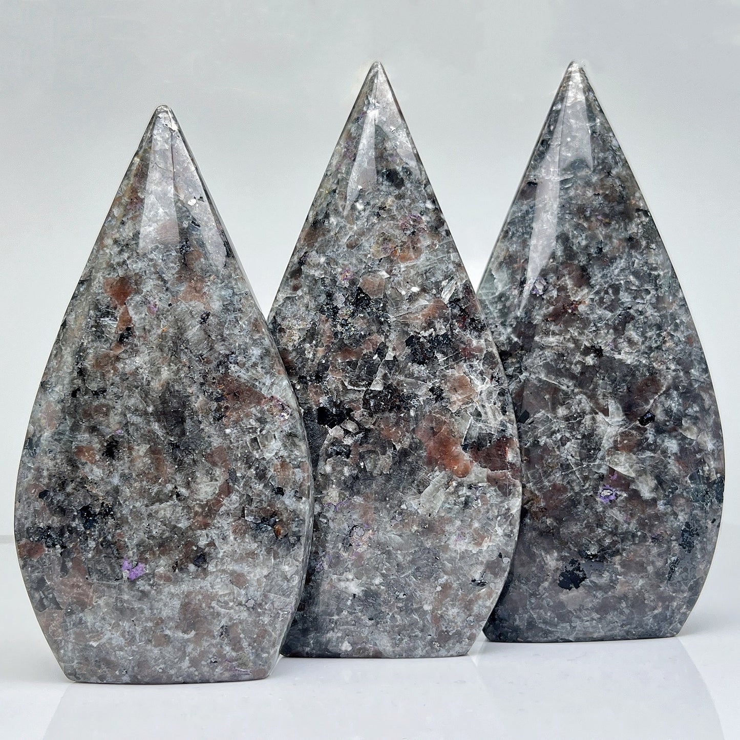 Natural Flame Stone Ornament Heal ing Gemstone Home Decor
