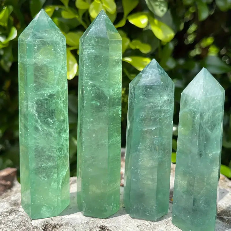 green fluorite tower