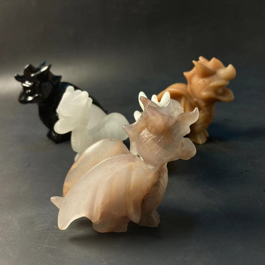 Crystal Dragon Carvings