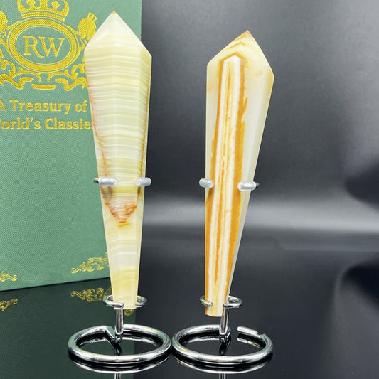 Natural Afghan Jade Scepter Heal ing Gemstone Home Decor