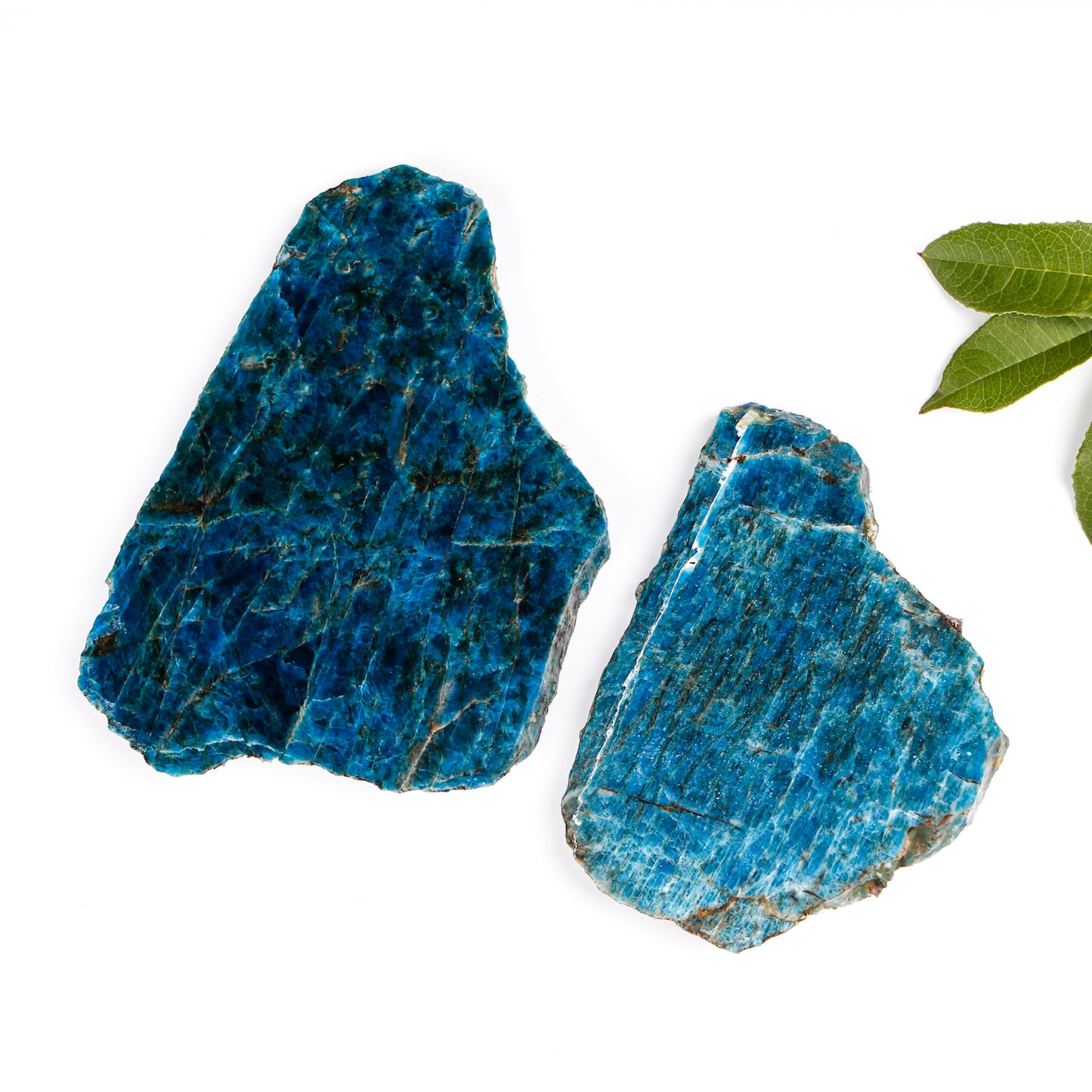 Natural Slicing of blue phosphorus pyroxene Heal ing Gemstone Home Decor