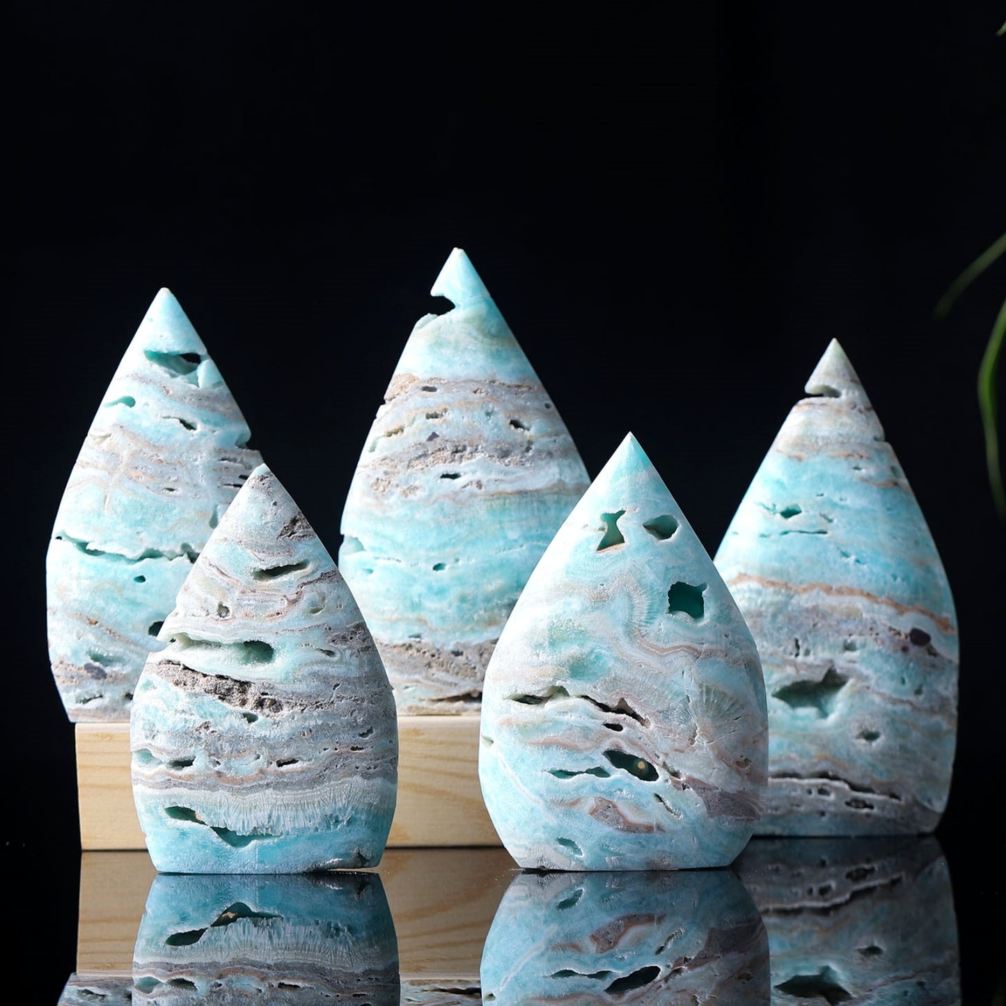 Natural Blue Extreme Ornament Heal ing Gemstone Home Decor