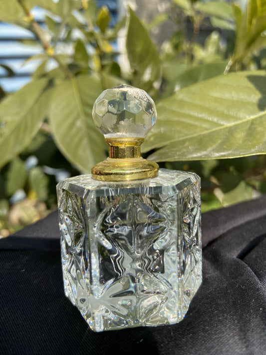 clear quartz perfume  bottles