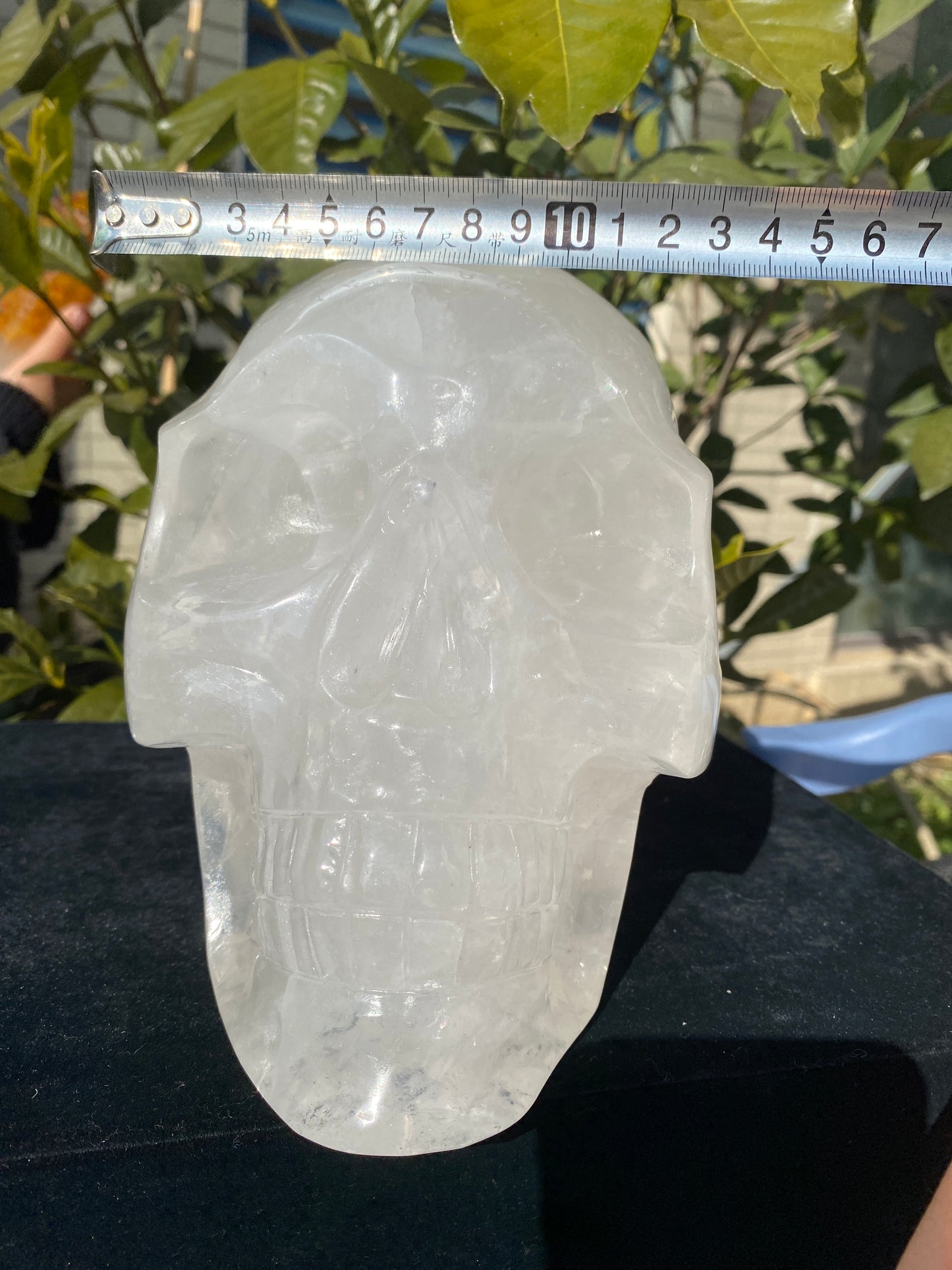 clear quartz Jack skull