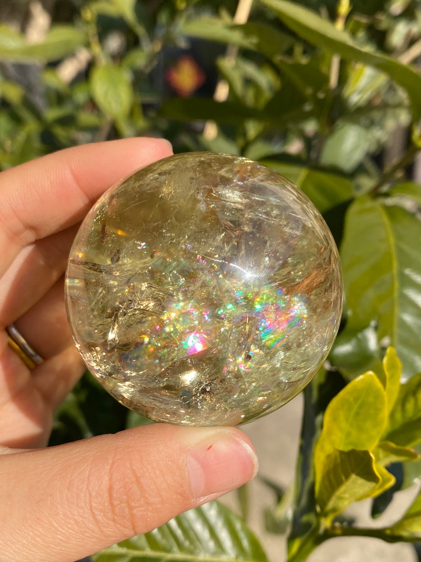 citrine sphere