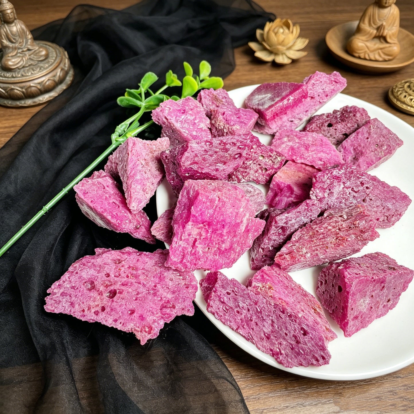 Natural Ruby shaped Heal ing Gemstone Home Decor