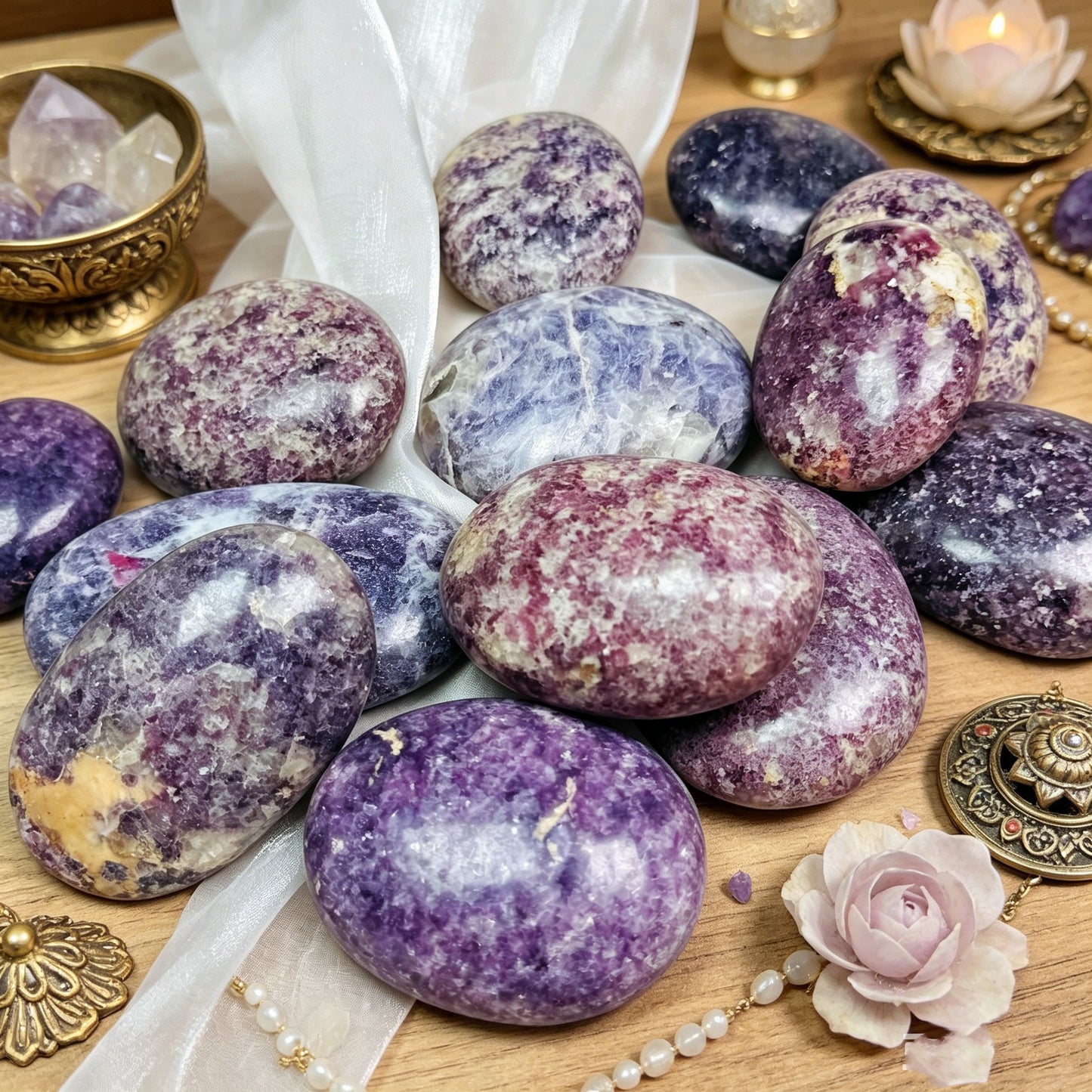Natural Playing with Zili Yunshi Heal ing Gemstone Home Decor