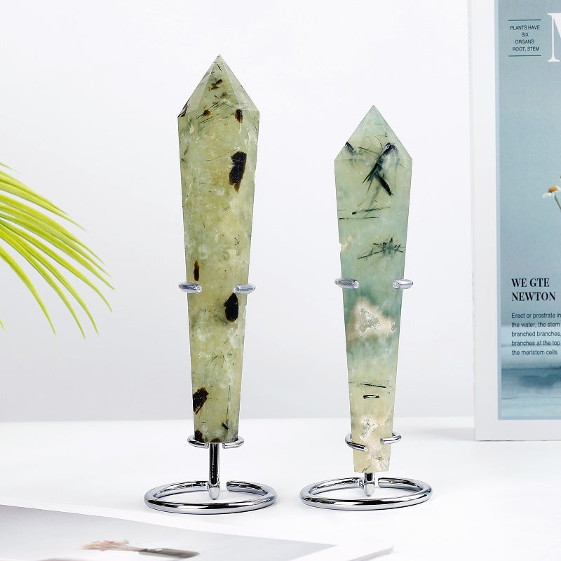 Natural Grape stone scepter  Heal ing Gemstone Home Decor