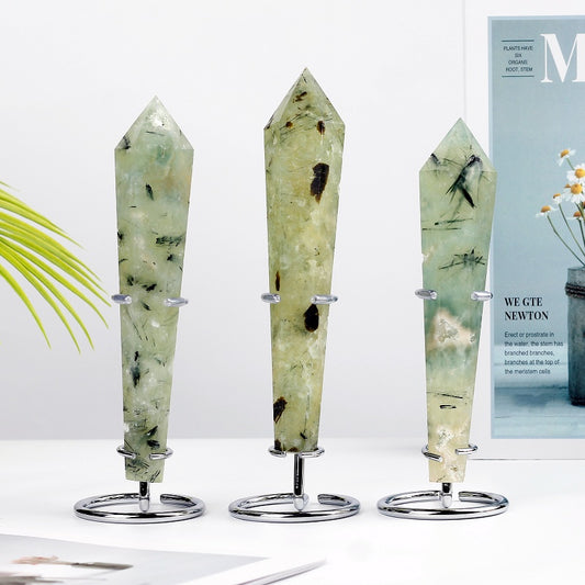 Natural Grape stone scepter  Heal ing Gemstone Home Decor