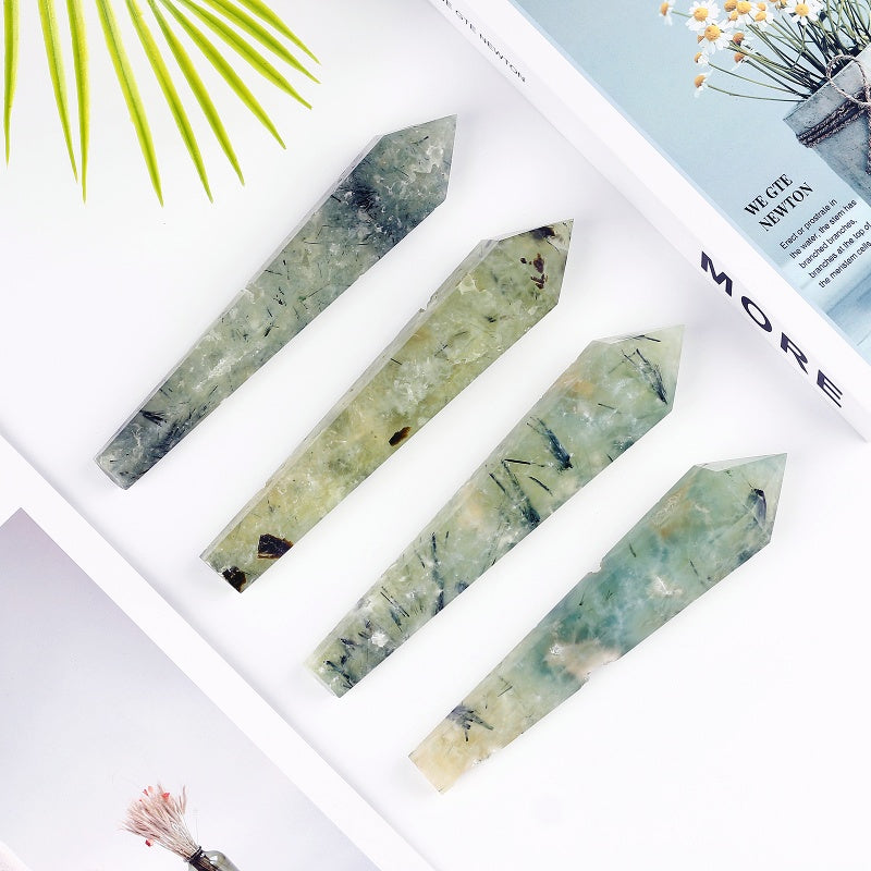 Natural Grape stone scepter  Heal ing Gemstone Home Decor