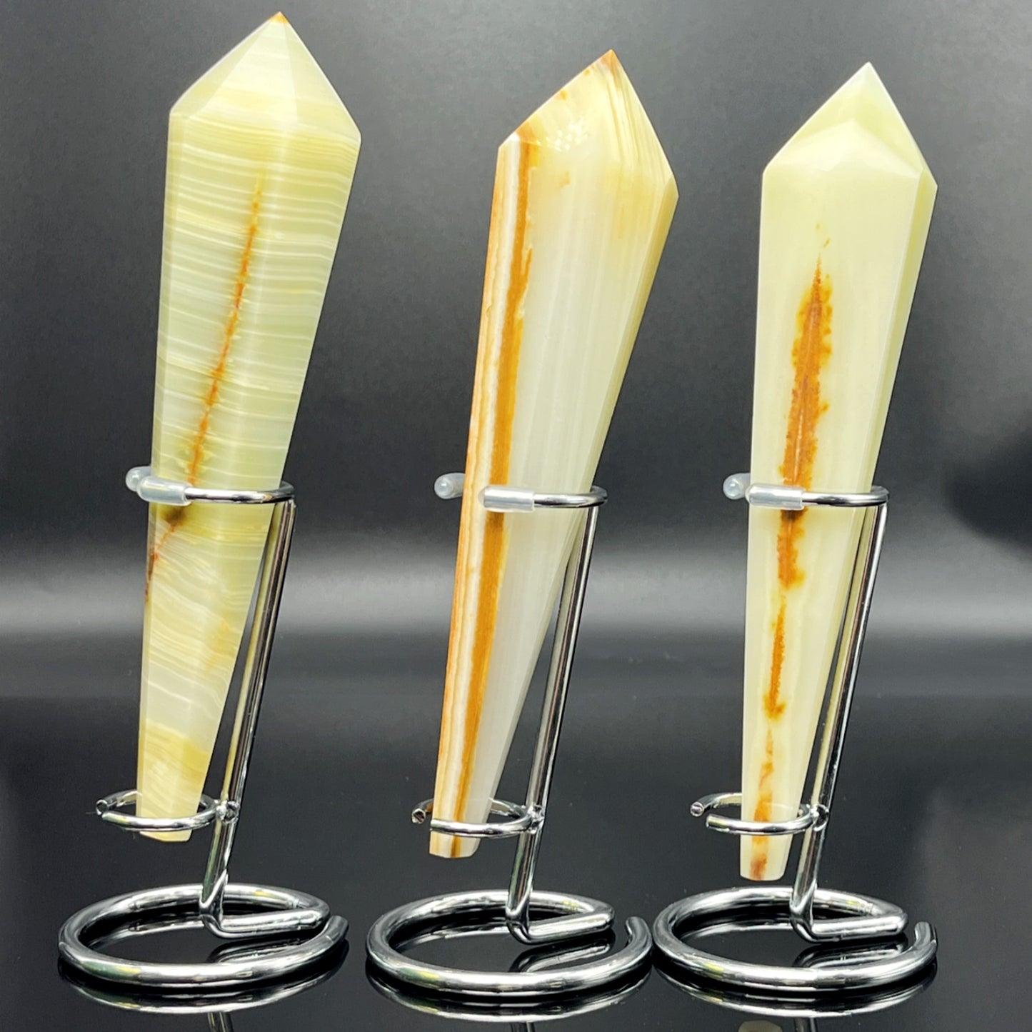 Natural Afghan Jade Scepter Heal ing Gemstone Home Decor