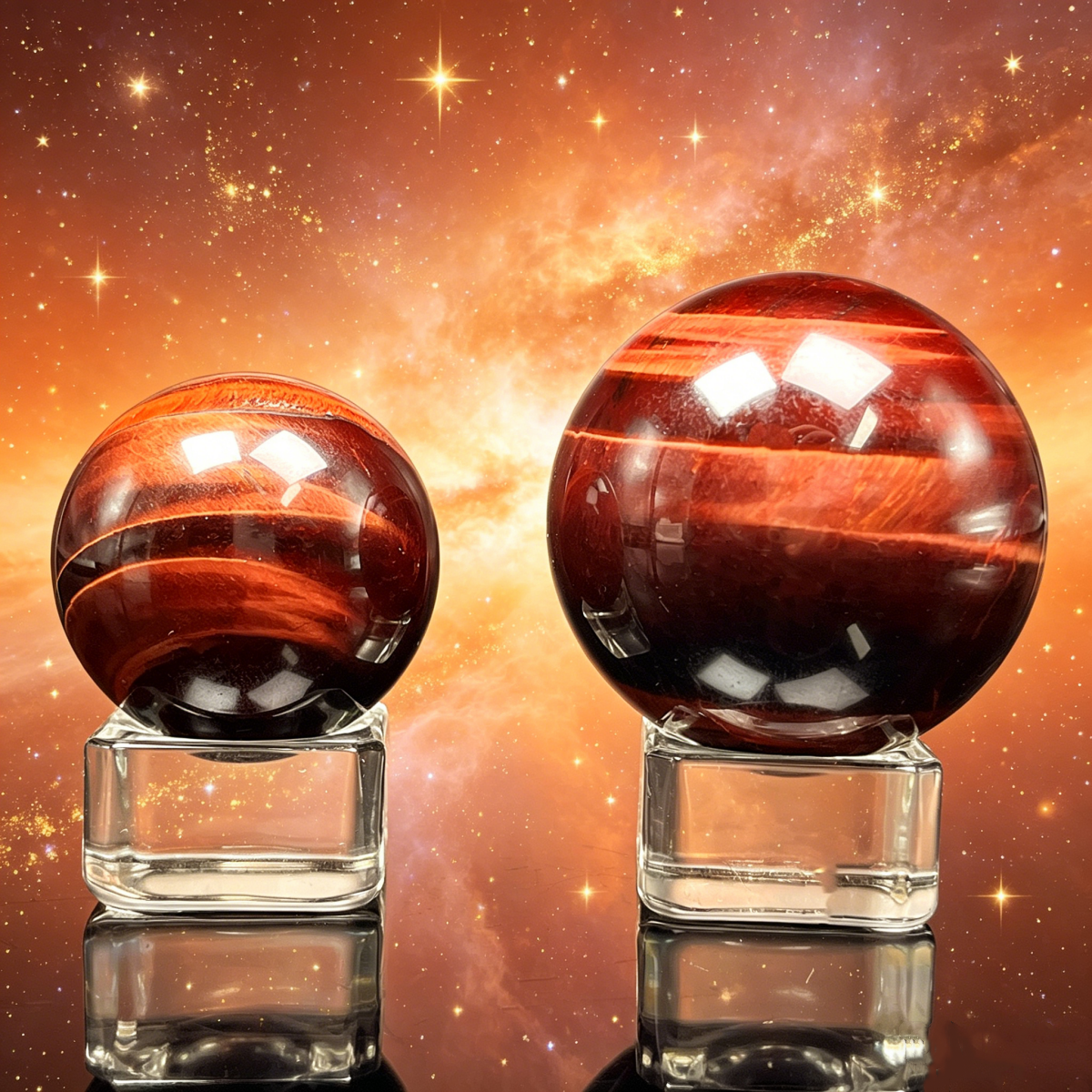 Natural Red Tiger Eye Heal ing Gemstone Home Decor