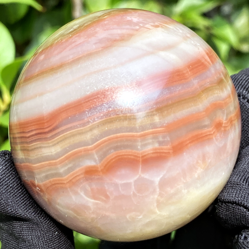 Natural Colorful jade ball Heal ing Gemstone Home Decor