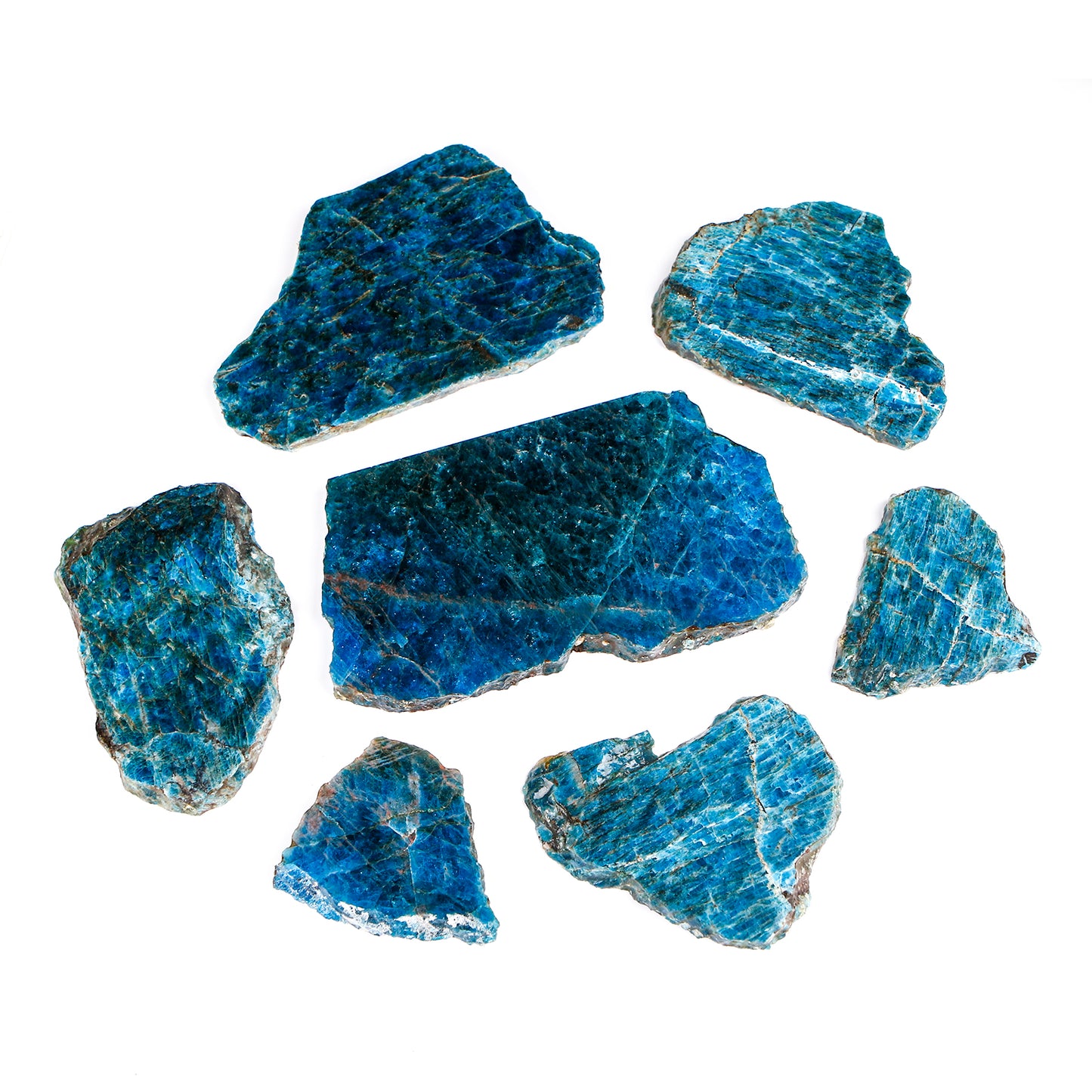Natural Slicing of blue phosphorus pyroxene Heal ing Gemstone Home Decor