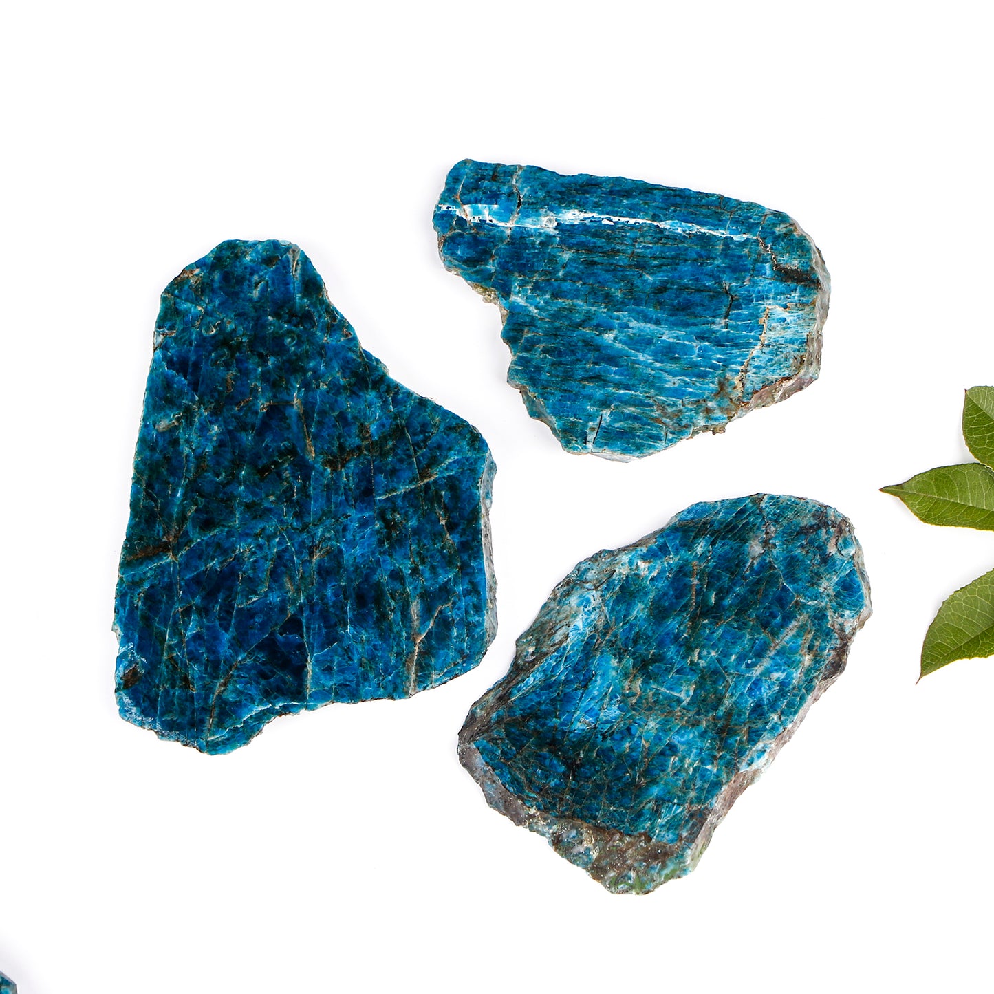 Natural Slicing of blue phosphorus pyroxene Heal ing Gemstone Home Decor