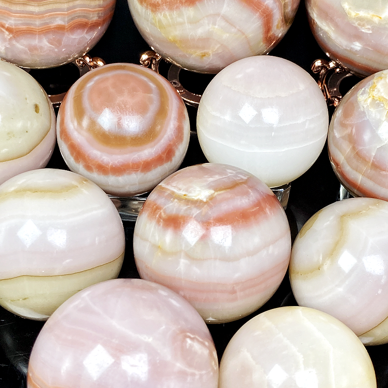 Natural Colorful jade ball Heal ing Gemstone Home Decor