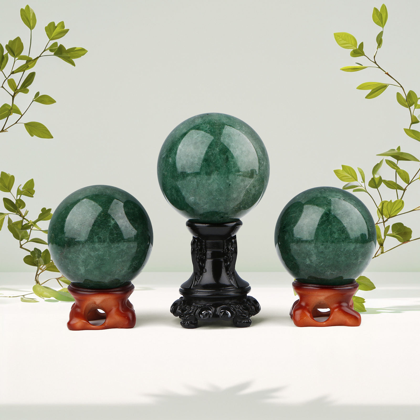 Natura Crystal Sphere Healing Energy Ball Meditation Home Decor Gift