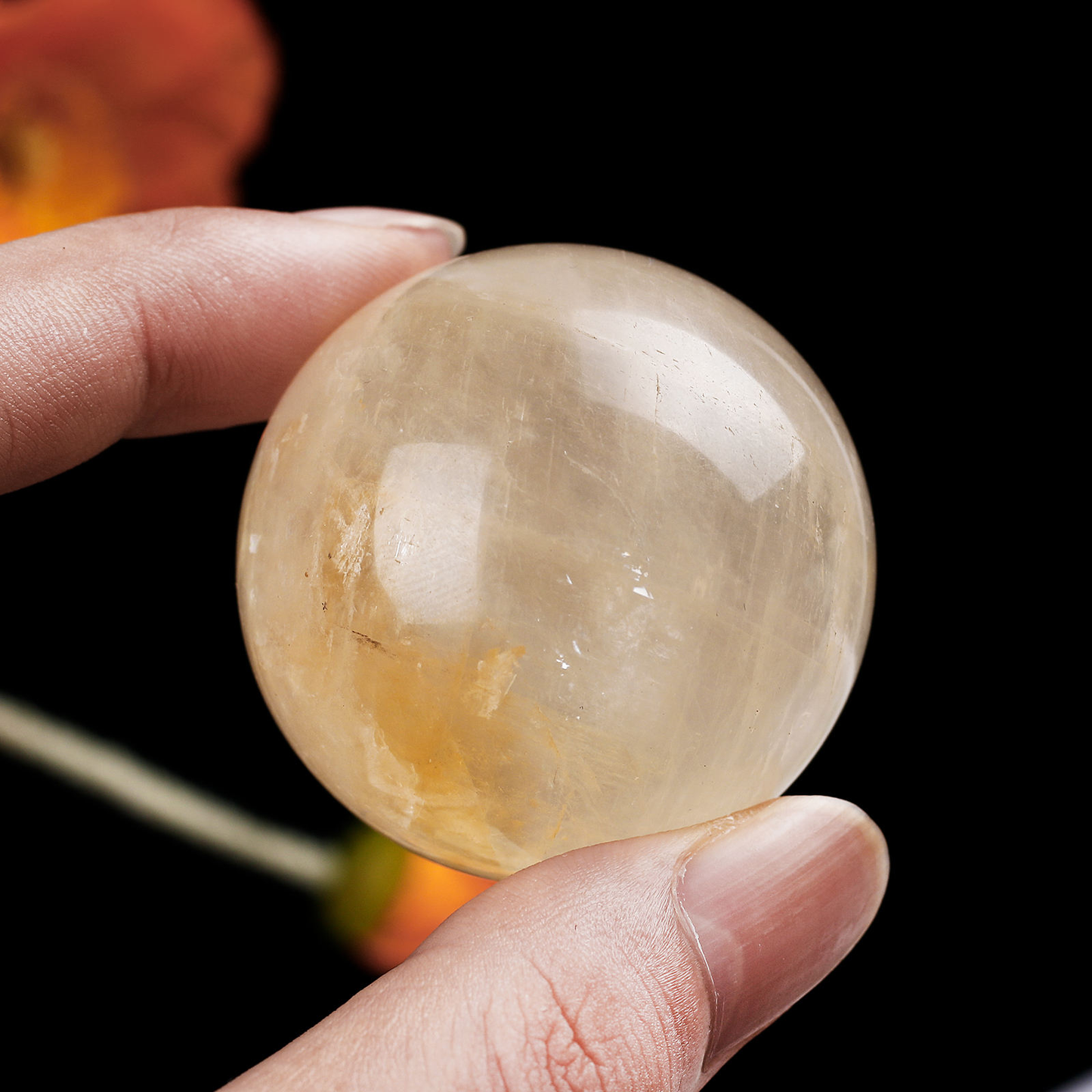 Natural Iceberg Stone Balls Crystal Ball Heal ing Gemstone Home Decor