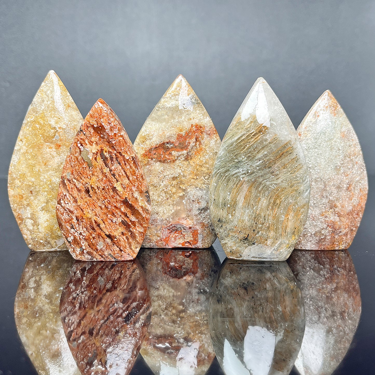 Natural Thousand layer crystal ornament Heal ing Gemstone Home Decor
