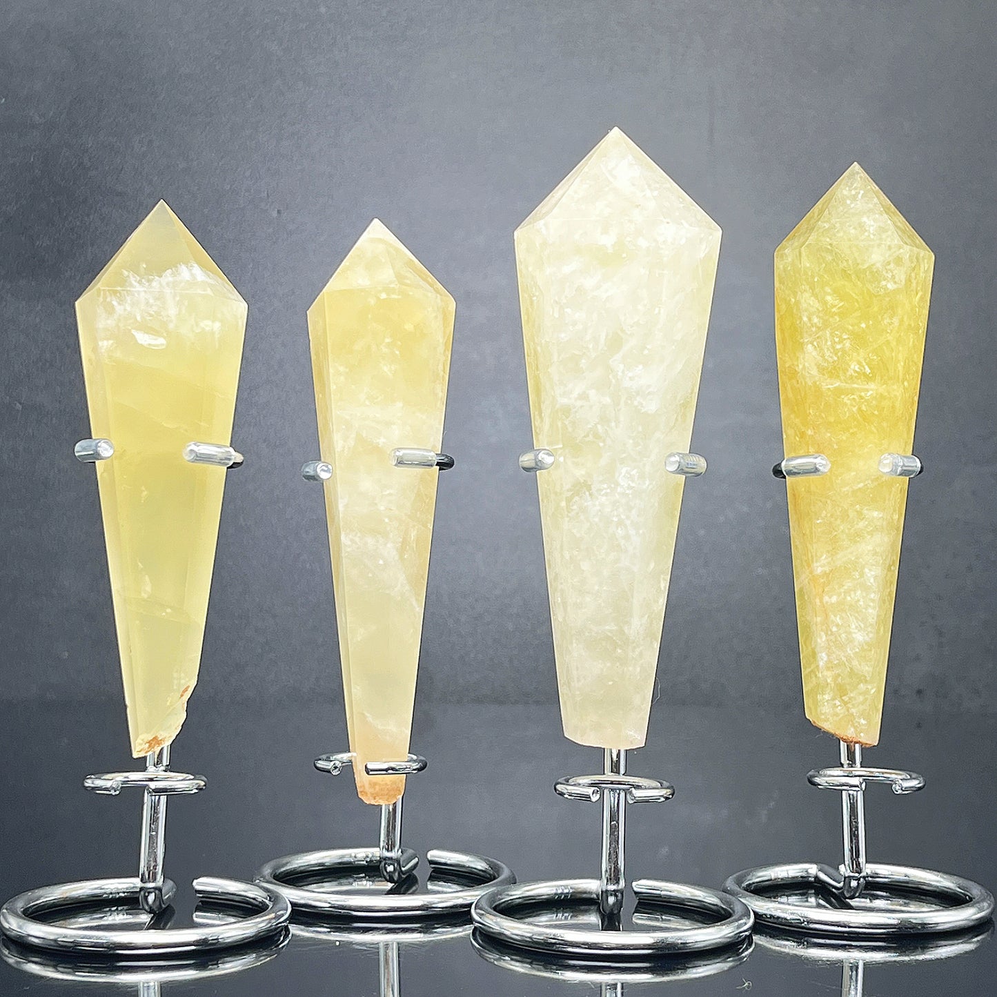 Natural Citrine scepter Heal ing Gemstone Home Decor