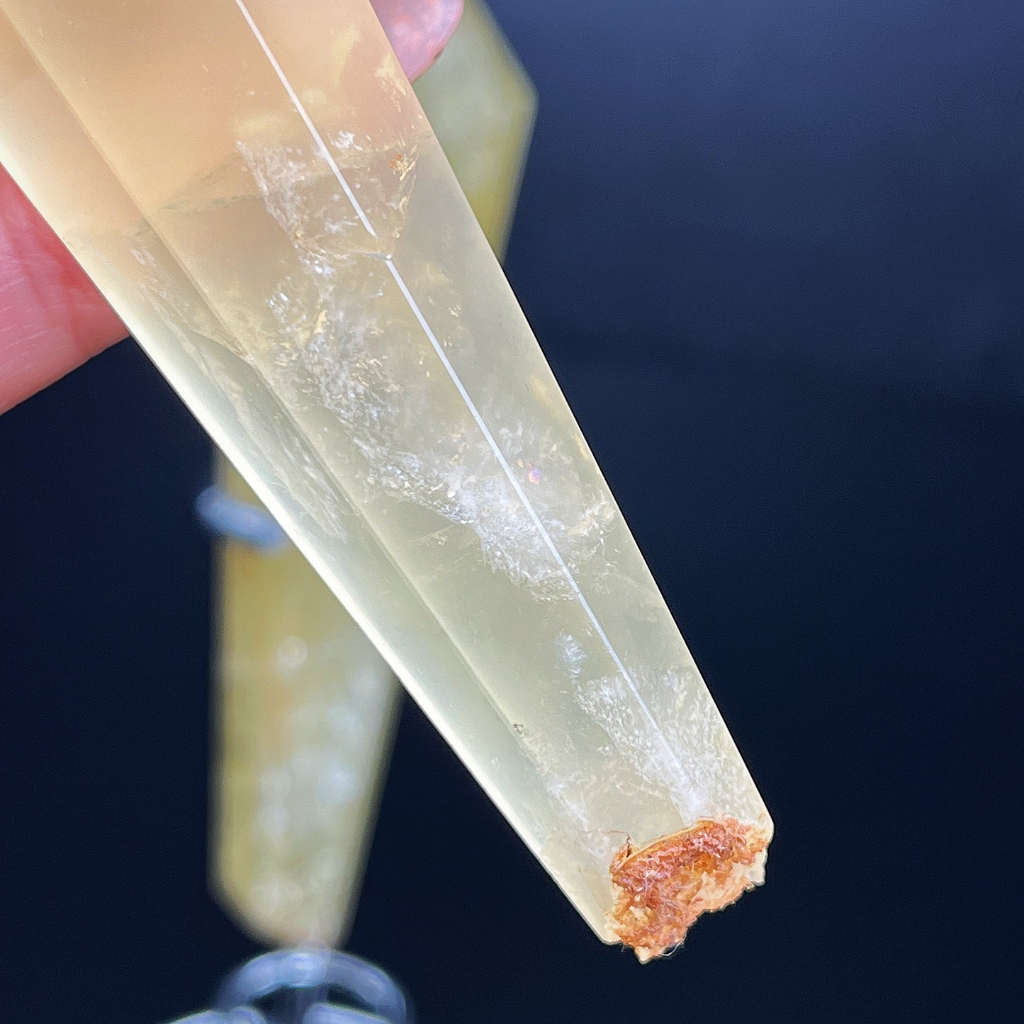 Natural Citrine scepter Heal ing Gemstone Home Decor
