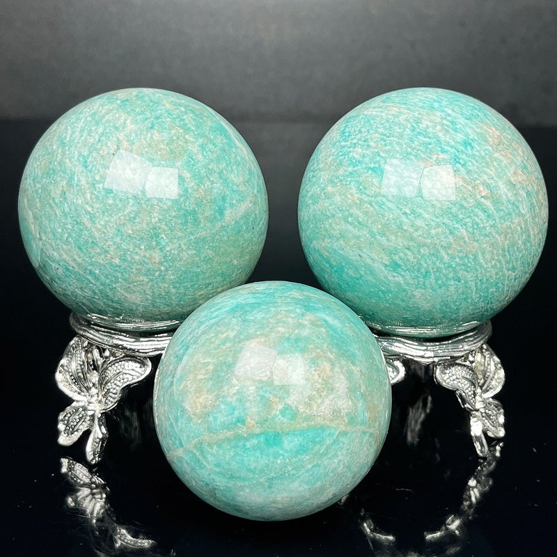 Natural Tianhe Stone Ball Heal ing Gemstone Home Decor