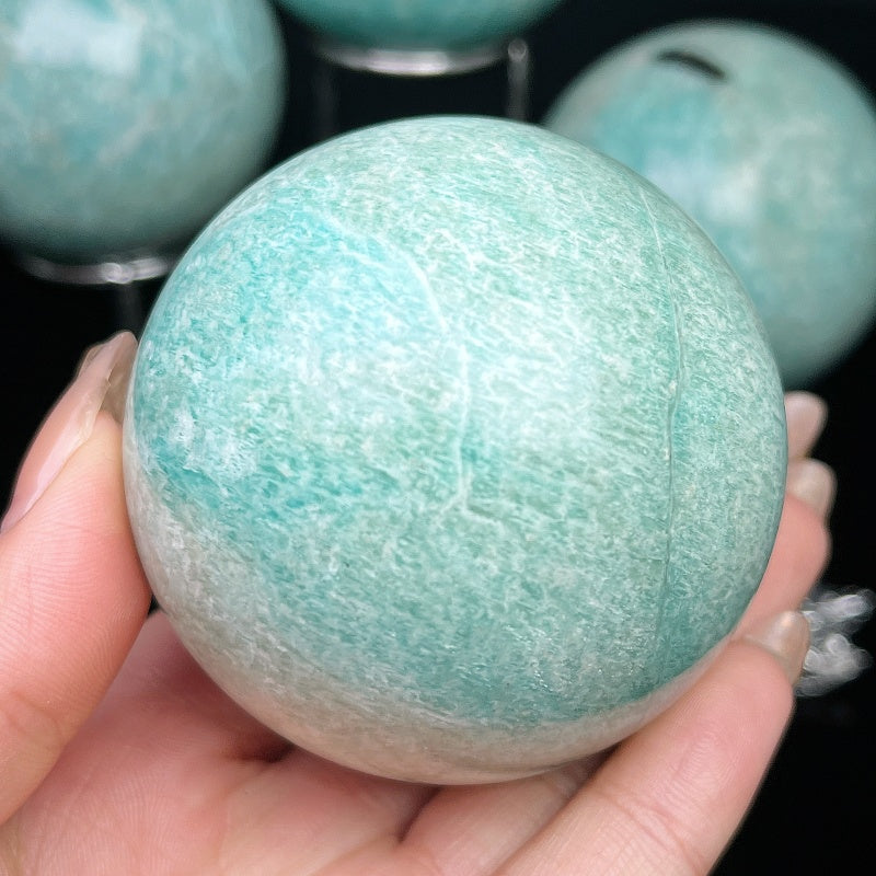 Natural Tianhe Stone Ball Heal ing Gemstone Home Decor