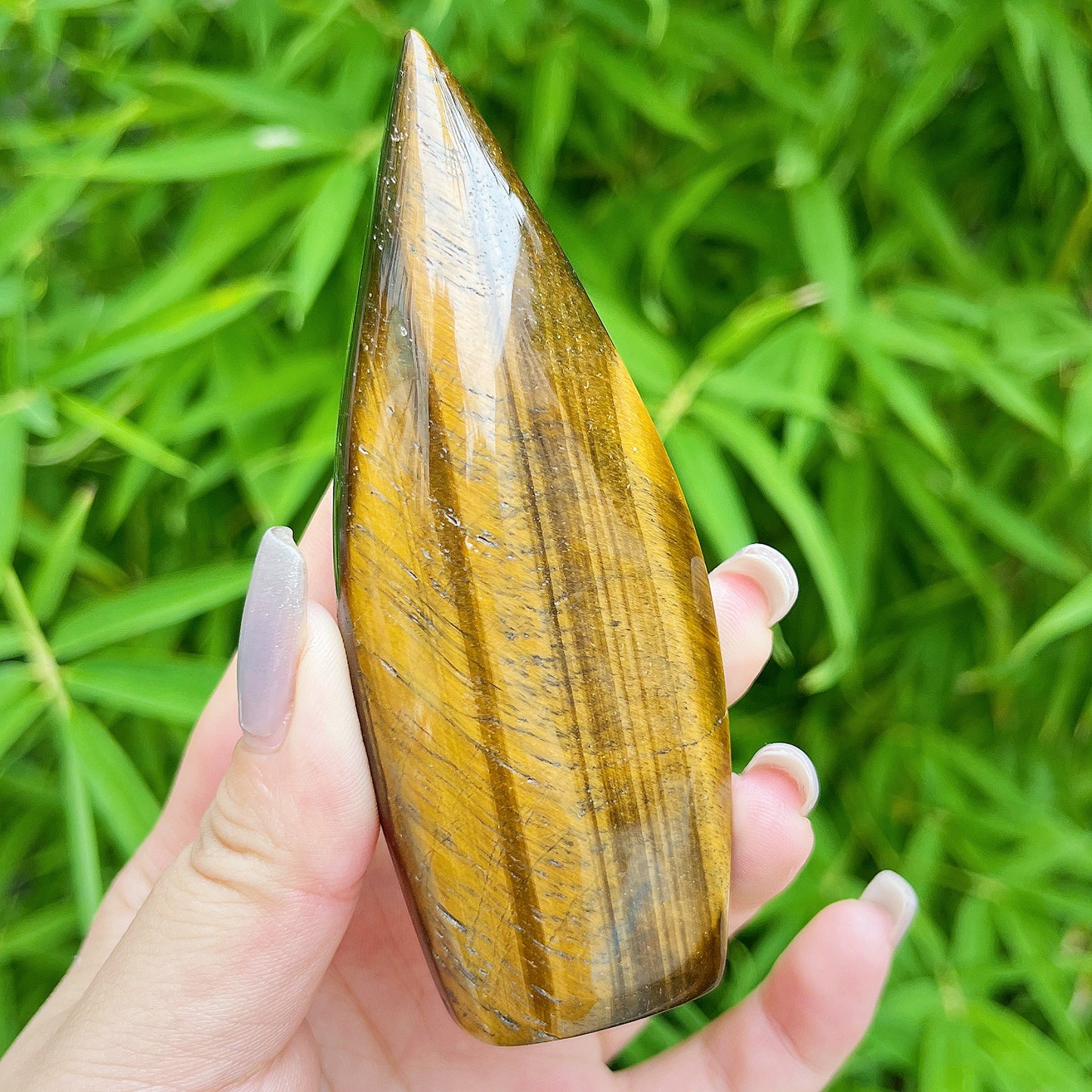 Natural Yellow Tiger Eye Ornament Heal ing Gemstone Home Decor
