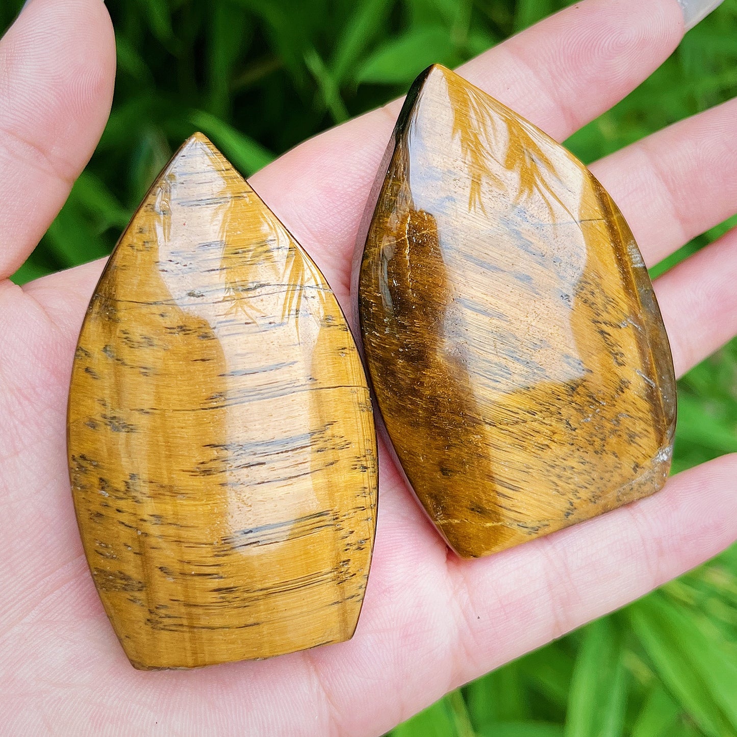 Natural Yellow Tiger Eye Ornament Heal ing Gemstone Home Decor